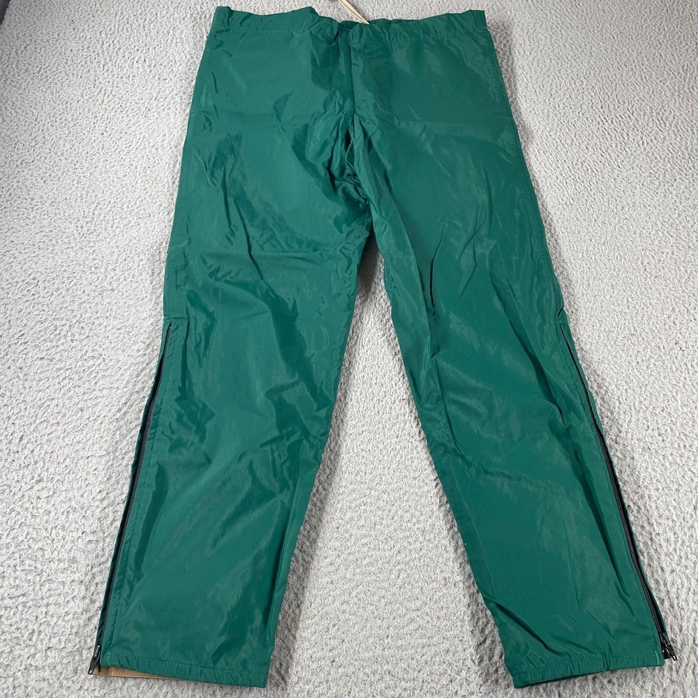 Vintage Cabelas Gortex Rain Pants Mens Size XS Green Fits 36x29 Made In USA